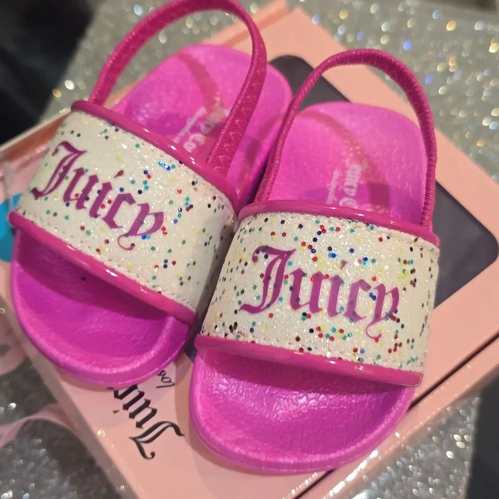 Juicy Couture Baby Los Rios Slingback Sandals-‎ Confetti